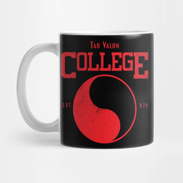 Tar Valon College Red Ajah Slogan and Symbol by TSHIRT PLACE